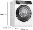 Bosch | Washing Machine with Dryer | WNC254A0SN | Energy efficiency class D | Front loading | Washing capacity 10.5 kg | 1400 RP