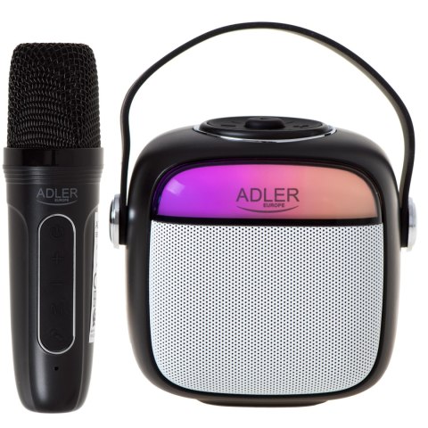 Głośnik karaoke z mikrofonem | AD 1199B | Bluetooth | Czarny | Przenośny | Połączenie bezprzewodowe