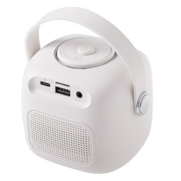 Głośnik karaoke z mikrofonem | AD 1199W | Bluetooth | Biały | Przenośny | Połączenie bezprzewodowe