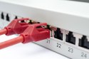 Panel krosowy Digitus | CAT 6A, ekranowany, 1U, 24-portowy | RJ45, 8P8C | szary