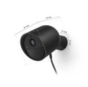 Philips Hue | Secure Wired Camera | Bullet | IP65 | Black