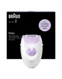 Epilator | SE3-000 Silk épil 3 | Number of power levels 2 | White/Purple