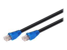 Goobay CAT 6 Outdoor Patch Cable, U/UTP, 20 m, Black