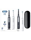 Oral-B | Elektryczna szczoteczka do zębów Duo pack | Seria iO4 | Akumulatorowa | Dla dorosłych | Liczba główek szczoteczki w zes