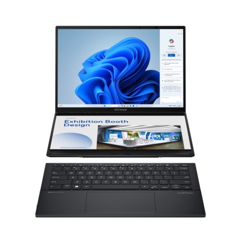 Asus | Zenbook | UX8406MA-PZ103W | Inkwell Gray | 14 " | OLED | Ekran dotykowy | 2880 x 1800 pikseli | Intel Core Ultra 9 | 32 G