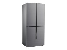 Gorenje NRM8182MX Refrigerator, E, Free standing, Side by Side, Height 182 cm, Net Fridge 278 L, Net Freezer 149 L, Grey