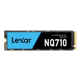 Lexar NVMe SSD | NQ710 | 500 GB | Format dysku SSD M.2 2280 | Interfejs dysku półprzewodnikowego PCIe Gen4x4 | Prędkość odczytu 