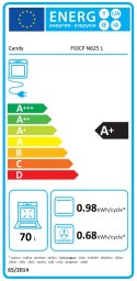 Piekarnik | FIDCP N625 L | 70 L | Elektryczny | Aquactiva | Mechaniczny i elektroniczny | Funkcja pary | Wysokość 59,5 cm | Szer