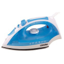 Iron Mesko MS 5023 Blue/Biały, 2200 W, With cord, Anti-scale system, Vertical steam function