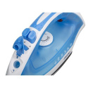 Iron Mesko MS 5023 Blue/Biały, 2200 W, With cord, Anti-scale system, Vertical steam function