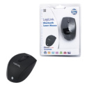 Logilink Maus Laser Bluetooth mit 5 Tasten wireless, Black, Bluetooth Laser Mysz;