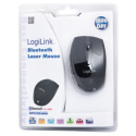 Logilink Maus Laser Bluetooth mit 5 Tasten wireless, Black, Bluetooth Laser Mysz;