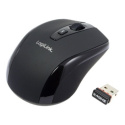 Logilink Maus optisch Funk 2.4 GHz wireless, Black, 2.4GH wireless mini Mysz with autolink