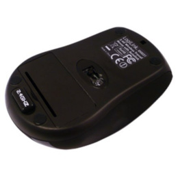 Logilink Maus optisch Funk 2.4 GHz wireless, Black, 2.4GH wireless mini Mysz with autolink