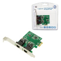 Logilink PC0075, 2-port Gigabit PCI Express network card Logilink 2 x Gigabit Lan (RJ 45) PCIe Logilink PC0075, 2-port Gigabit PCI Express network card Logilink 2 x Gigabit Lan (RJ 45) PCIe