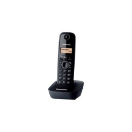 Panasonic Cordless KX-TG1611FXH Black, Caller ID, Wireless connection, Phonebook capacity 50 entries, Built-in display,