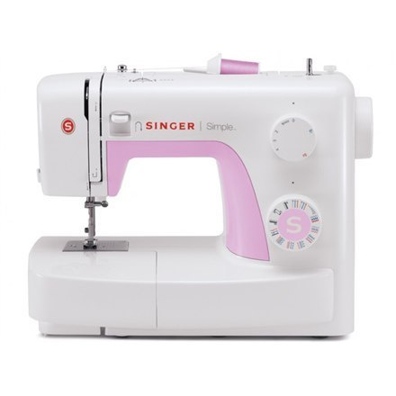 Sewing machine Singer SIMPLE 3223 Biały/Pink, Number of stitches 23, Number of buttonholes 1,