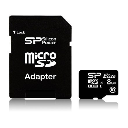 Silicon Power Elite UHS-I 16 GB, MicroSDHC, Flash memory class 10, SD adapter Silicon Power Elite UHS-I 16 GB, MicroSDHC, Flash memory class 10, SD adapter