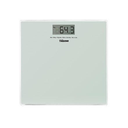 Tristar Bathroom scale WG-2419 Maximum weight (capacity) 150 kg, Accuracy 100 g, Biały