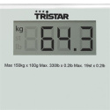 Tristar Bathroom scale WG-2419 Maximum weight (capacity) 150 kg, Accuracy 100 g, Biały