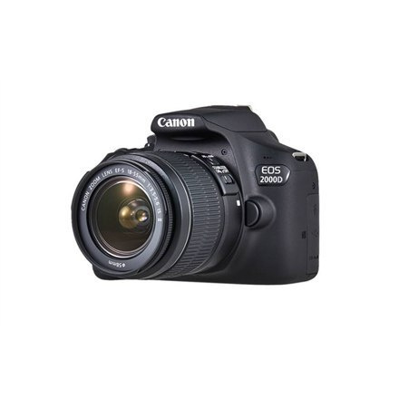 Canon EOS 2000D 18-55 IS II EU26 SLR Camera Kit, Megapixel 24.1 MP, Image stabilizer, ISO 12800, Display diagonal 3.0 ", Wi-Fi,