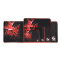 Gembird MP-GAMEPRO-M Gaming mouse pad PRO, Large Black/Red, 400 x 450 x 3 mm