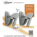 Uchwyt Do Głośników Vogels Loudspeaker Wall mount, VLB500 2 pcs., Turn, Tilt, Maximum weight (capacity) 5 kg Czarny