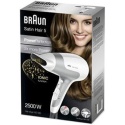 Braun Satin Hair 5 HD 580 Ionic function, 2500 W, Biały/ silver