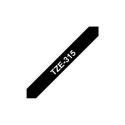 Brother TZe-315 Laminated tape White on Black, TZe, 0.6 cm, 8 m Brother TZe-315 Laminated tape White on Black, TZe, 0.6 cm, 8 m