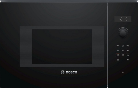 Bosch BFL524MB0 Microwave Oven, Serie 6, Built-in, 800W, 20L, black