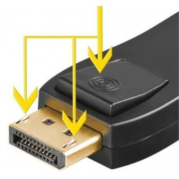 Goobay 51719 DisplayPort/HDMI™ adapter 1.1, gold-plated