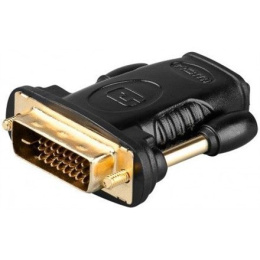 Goobay 68931 HDMI™/DVI-D adapter, gold-plated