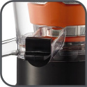 TEFAL Slow Juicer ZC255B38 Type Electric, Silver/ black, 200 W, Extra large fruit input, Number of speeds 2, 82 RPM