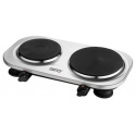 Camry CR 6511 Number of burners/cooking zones 2, Rotary knobs, Stainless steel, Electric, Hot plate