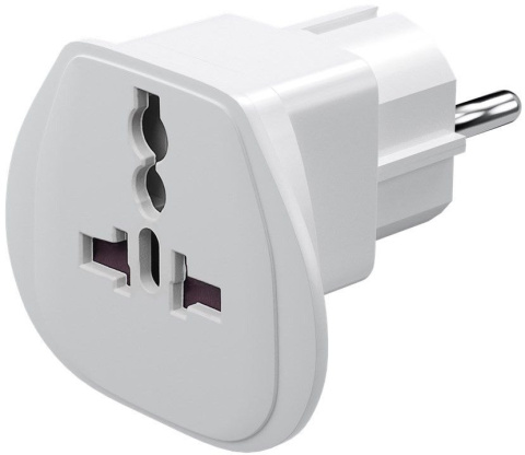 Travel Adapter Podróżny (UK, US, IT, CH, na EU) 94026 Goobay