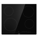 Gorenje Hob ECT641BSC Vitroceramic, Number of burners/cooking zones 4, Black, Display, Timer