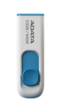 ADATA C008 64 GB, USB 2.0, Biały/Blue